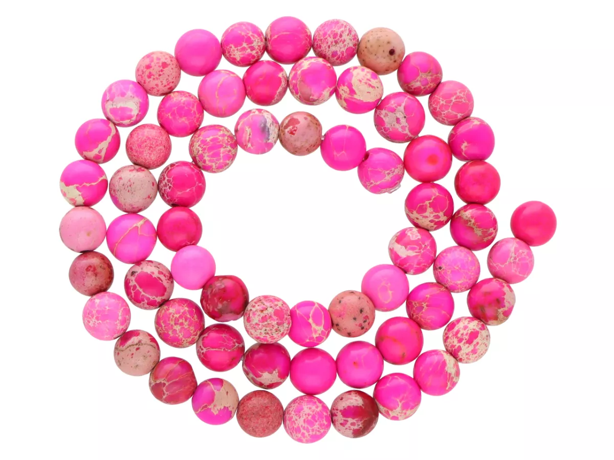 K7H24 JASPIS CESARSKI KULE 6,5 mm - 1 SZNUR