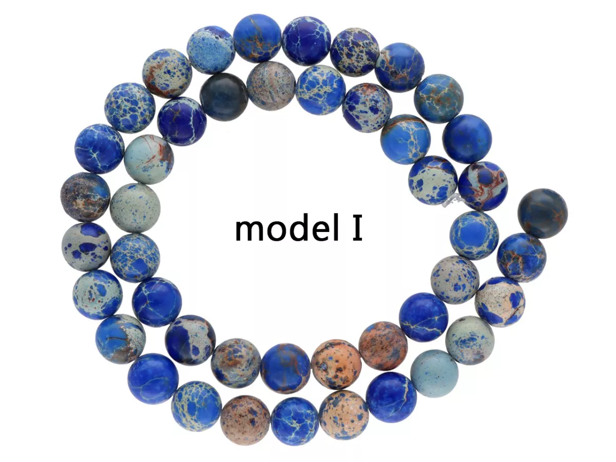 K7H28 JASPIS CESARSKI KULE 8,5 mm - 1 SZNUR