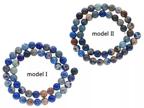 K7H28 JASPIS CESARSKI KULE 8,5 mm - 1 SZNUR