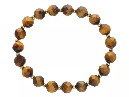 R5B82 BRANSOLETKA TYGRYSIE OKO I HEMATYT