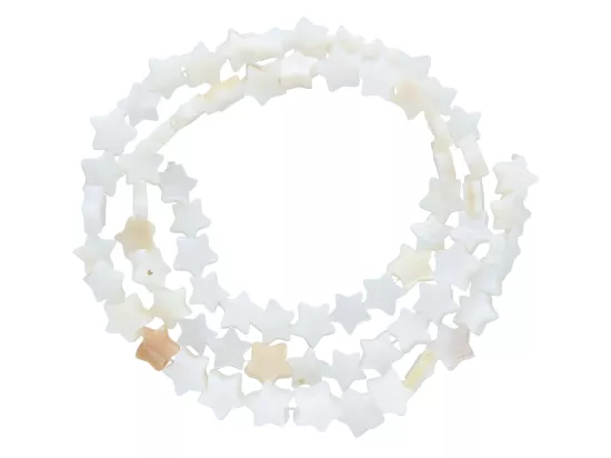 M1D48 MASA PERŁOWA LUX GWIAZDA 6,5 mm - 1 SZNUR