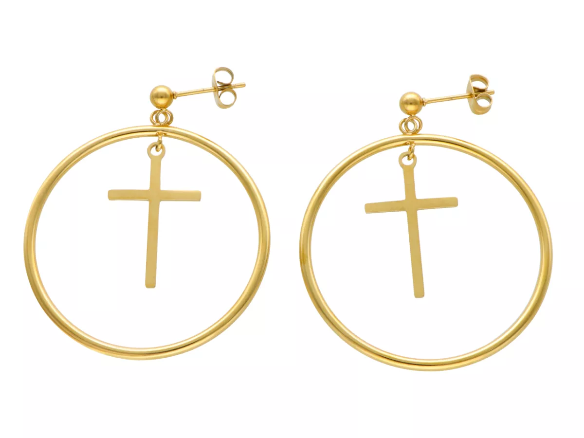 U1T71 KOLCZYKI STAL CHIRURGICZNA 1 PARA