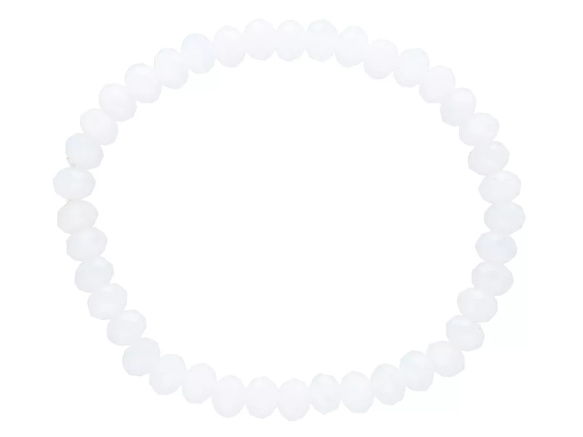 R1J84 BRANSOLETKA KRYSZTAŁKI 6 mm NA GUMCE