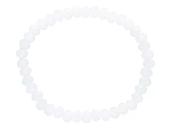 R1J84 BRANSOLETKA KRYSZTAŁKI 6 mm NA GUMCE