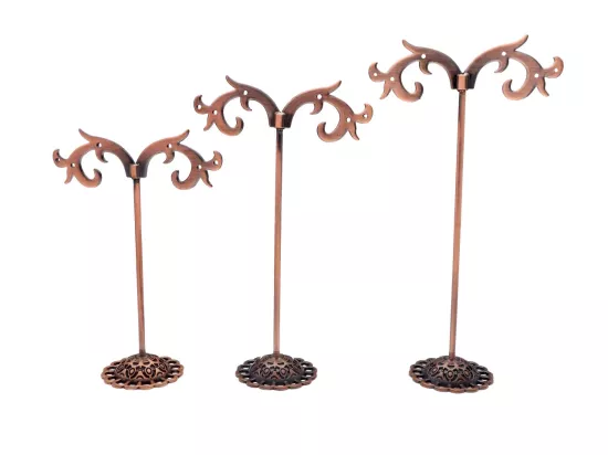 O1G48 ZESTAW EKSPOZYTORÓW NA KOLCZYKI 3 SZTUKI