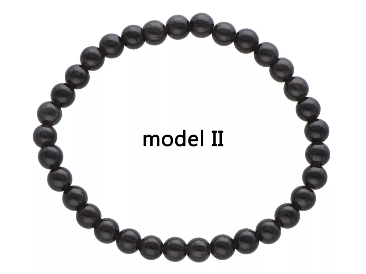 R4I09 BRANSOLETKA KOCIE OKO KULE 6 mm