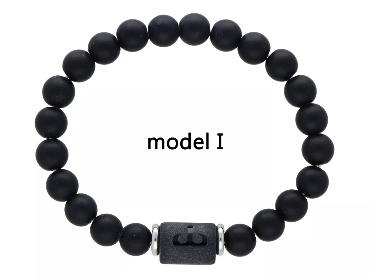 R4E91 BRANSOLETKA LAWA PRASOWANA KULE 8 mm - BARAN