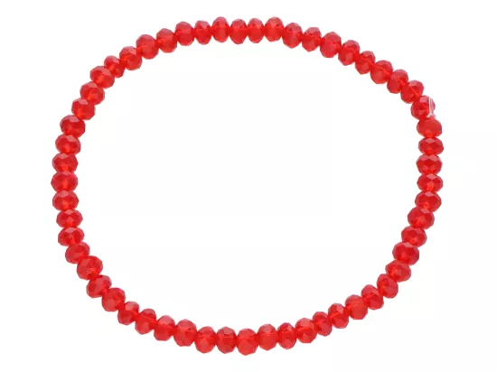 R4F45 BRANSOLETKA KRYSZTAŁKI 4,5 mm NA GUMCE