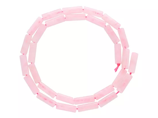 K7L11 KWARC RÓŻOWY WAŁKI 4/13 mm - 1 SZNUR
