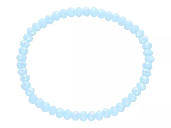 R4F75 BRANSOLETKA KRYSZTAŁKI 4,5 mm NA GUMCE