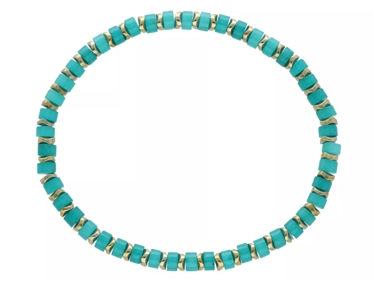 R4U70 BRANSOLETKA JADEIT TIANHE I HEMATYT