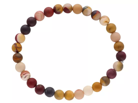 R4W33 BRANSOLETKA MOKAIT MATOWY KULE 6,5 mm