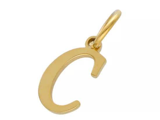 P5N64 ZAWIESZKA OZDOBNA ZE STALI CHIRURGICZNEJ LITERKA "C" 1 SZT