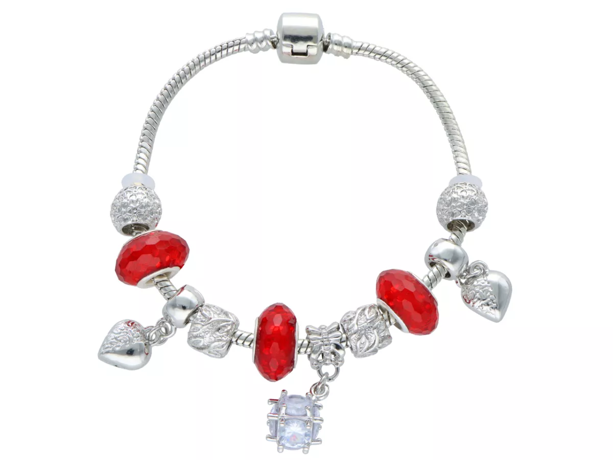 R4B54A BRANSOLETKA MODUŁOWA Z ZAWIESZKAMI - 1 SZTUKA