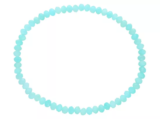 R5B47 BRANSOLETKA AMAZONIT OPONKI FASETOWANE 4 mm