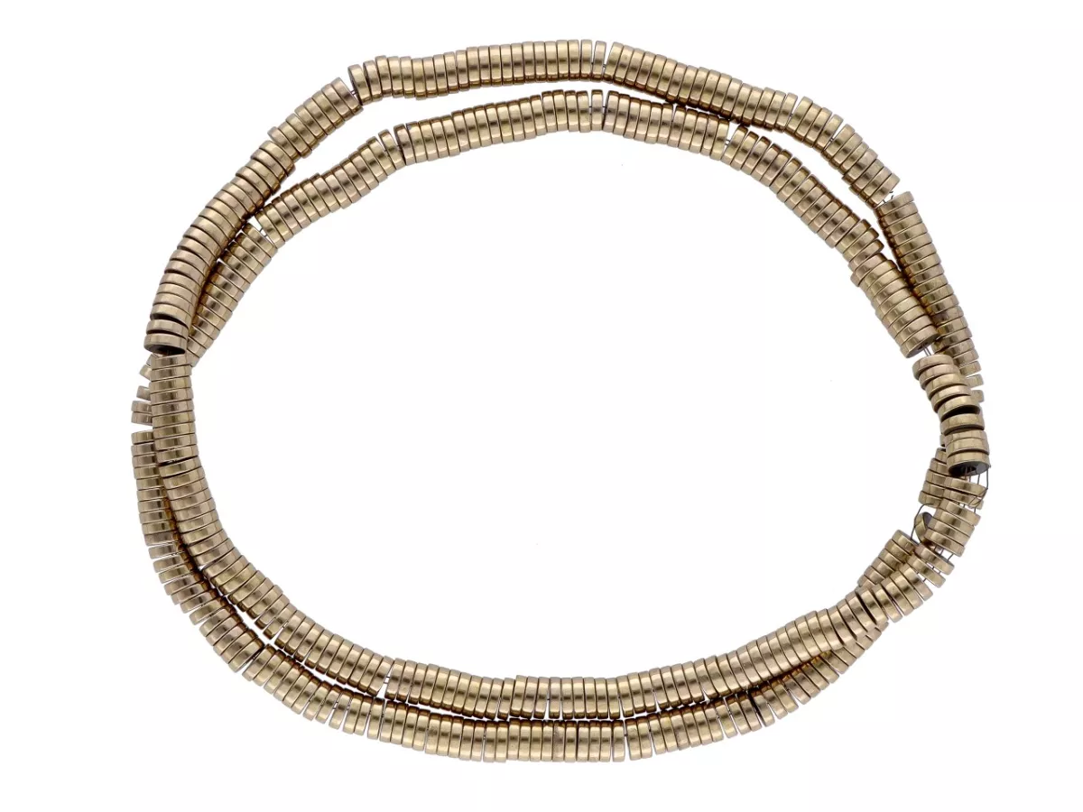 K7M95 HEMATYT TALERZYKI 4 mm - 1 SZNUR