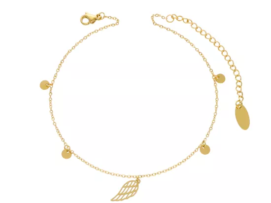 R3N14 BRANSOLETKA NA NOGĘ ZE STALI CHIRURGICZNEJ