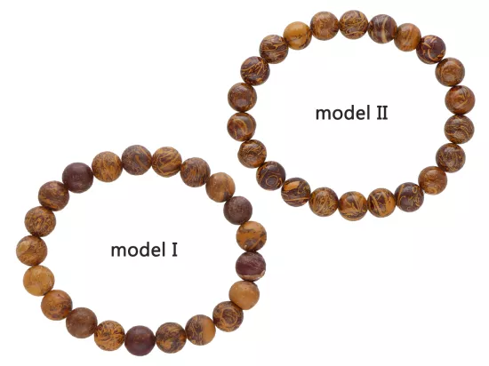 R3G59 BRANSOLETKA JASPIS KALAHARI KULE 8,5 mm