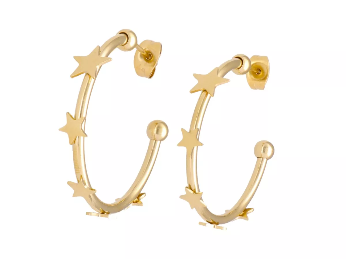 U1N39 KOLCZYKI STAL CHIRURGICZNA 1 PARA