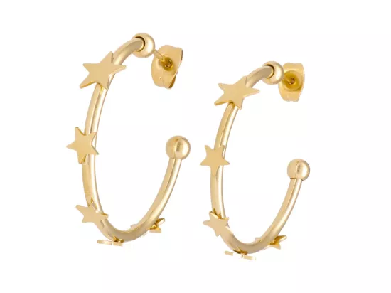 U1N39 KOLCZYKI STAL CHIRURGICZNA 1 PARA