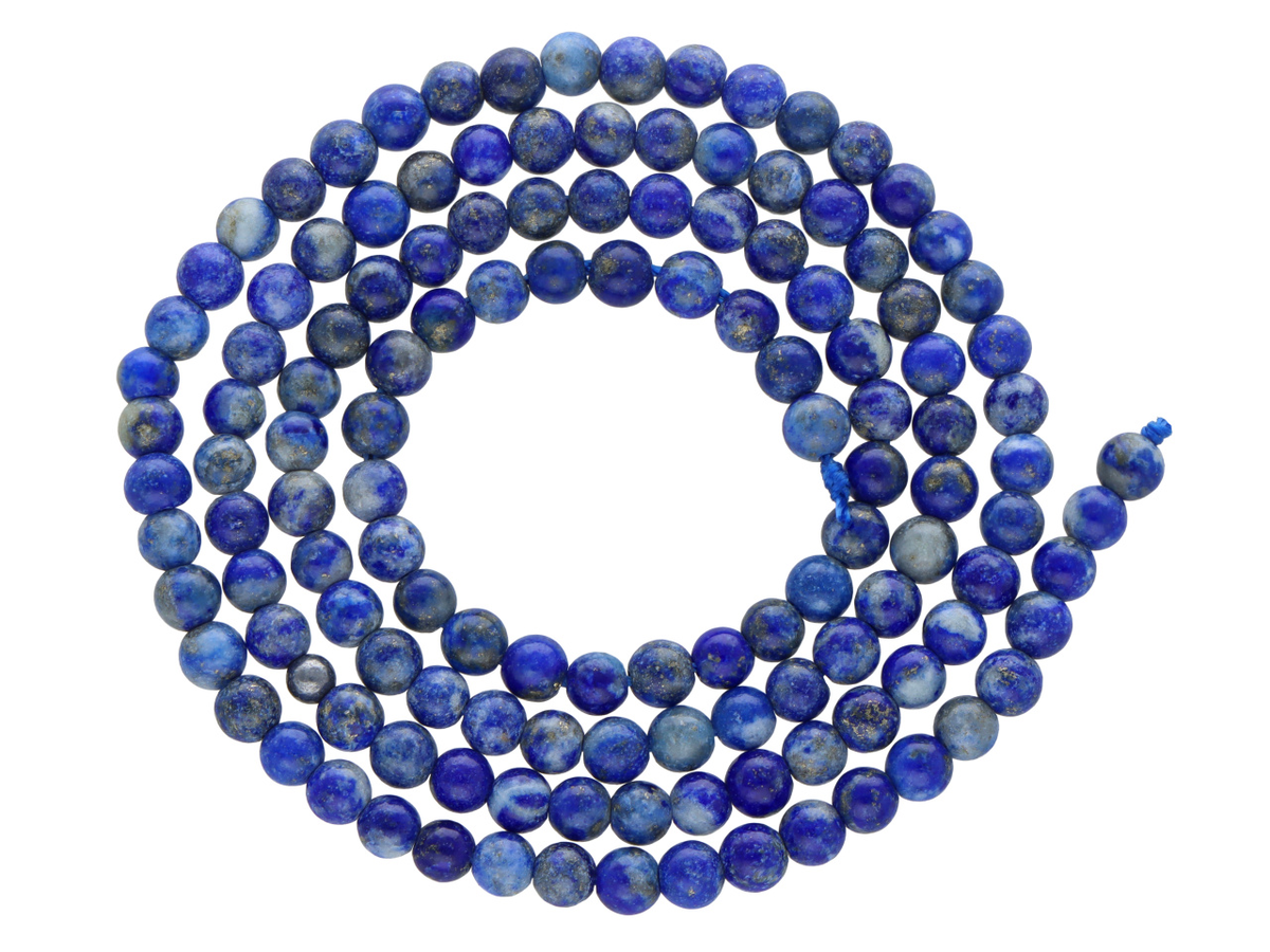 K7N83 LAPIS LAZULI KULE 3,5 mm - 1 SZNUR