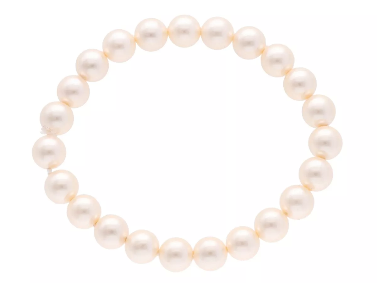 R2R80 BRANSOLETKA PERŁA MAJORKA KULE 8 mm