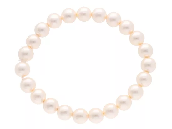 R2R80 BRANSOLETKA PERŁA MAJORKA KULE 8 mm