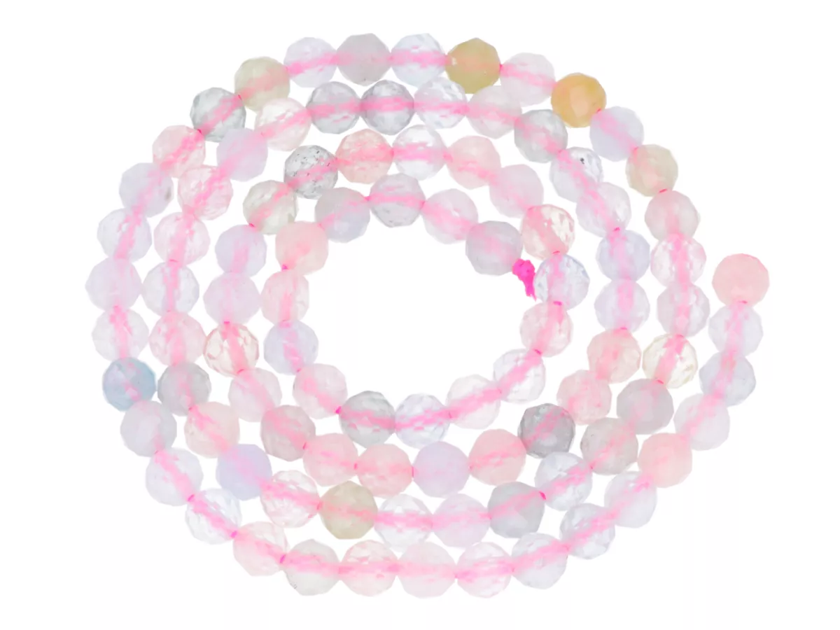 K7E29 MORGANIT KULE FASETOWANE 4,5 mm - 1 SZNUR