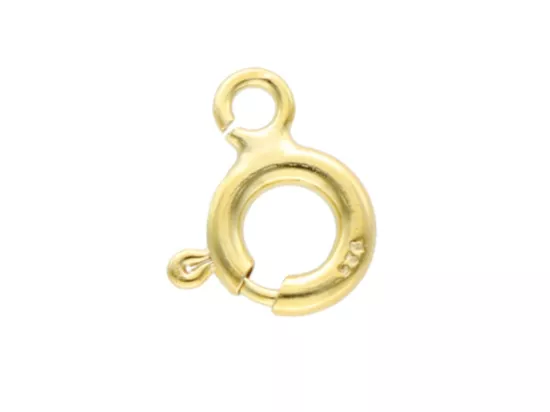 P3J50 ZAPIĘCIE FEDERING 6 mm SREBRO 925 POZŁACANE - 1 SZTUKA