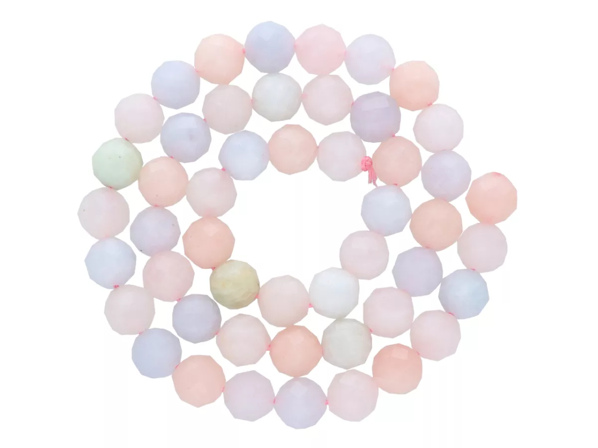 K7I16 MORGANIT KULE FASETOWANE 8 mm - 1 SZNUR