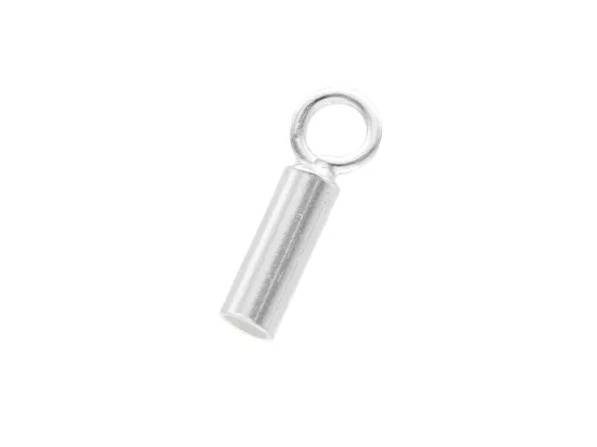 P3A88 KOŃCÓWKI DO LINEK RZEMIENI 2 mm SREBRO 925 - 1 SZTUKA