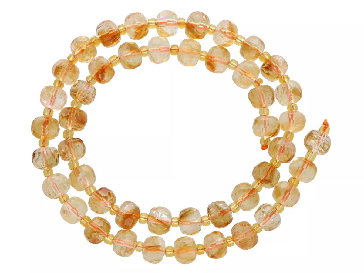 K7M65 CYTRYN LUX OPONKI FASETOWANE 8/6 mm - 1 SZNUR