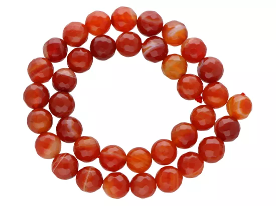 K6K20 AGAT KULE FASETOWANE 10 mm 1 SZNUR