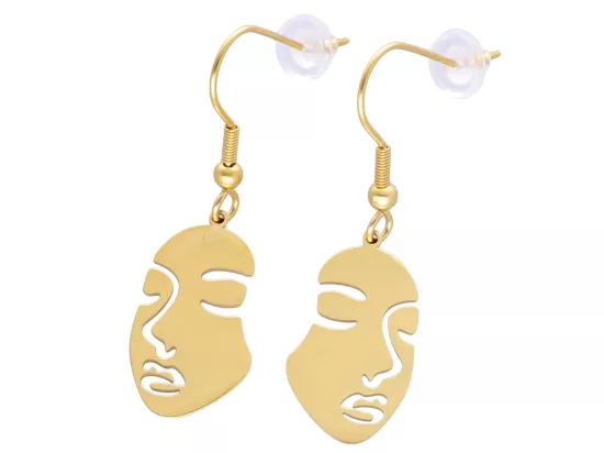 U1N45 KOLCZYKI STAL CHIRURGICZNA 1 PARA