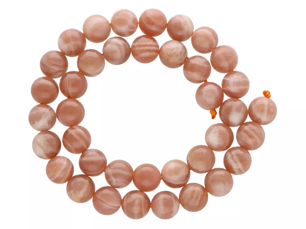 K6K86 KAMIEŃ SŁONECZNY KULE 10 mm - 1 SZNUR