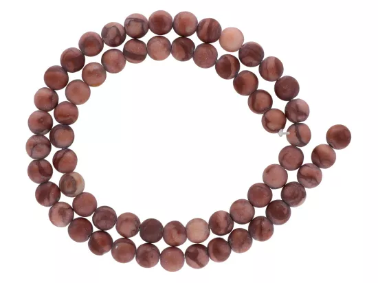 K7G98 RODONIT MATOWY KULE 6,5 mm - 1 SZNUR