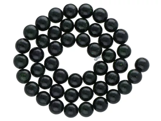 K6E02 SZMARAGD NILU KULE 8 mm 1 SZNUR