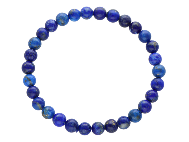 R4J23 BRANSOLETKA LAPIS LAZULI KULE 6,5 mm