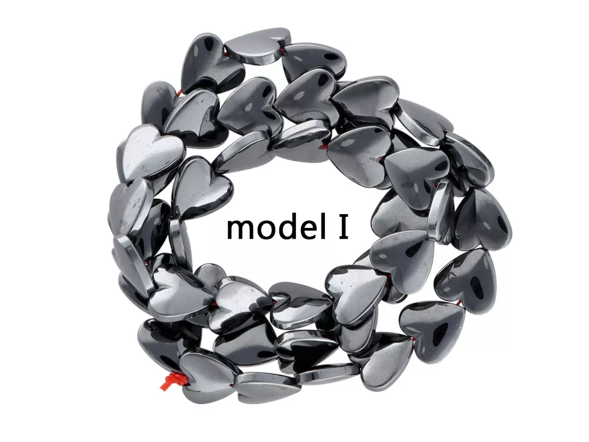 K6U45 HEMATYT SERDUSZKA  - 1 SZNUR