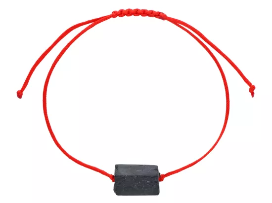 R4U78 BRANSOLETKA SHAMBALLA TURMALIN CZARNY