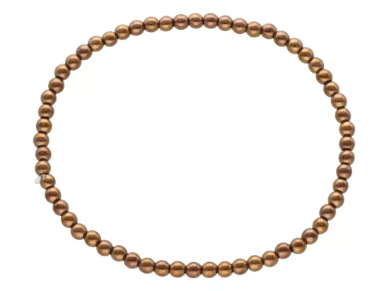 R2N34 BRANSOLETKA HEMATYT KULE 3 mm