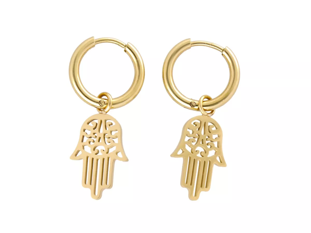 U1U04 KOLCZYKI STAL CHIRURGICZNA 1 PARA