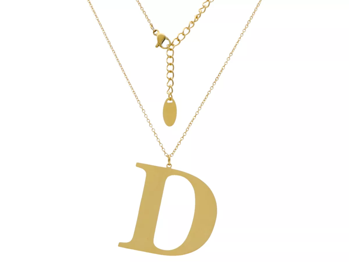 N2Z95 NASZYJNIK STAL CHIRURGICZNA - LITERKA 