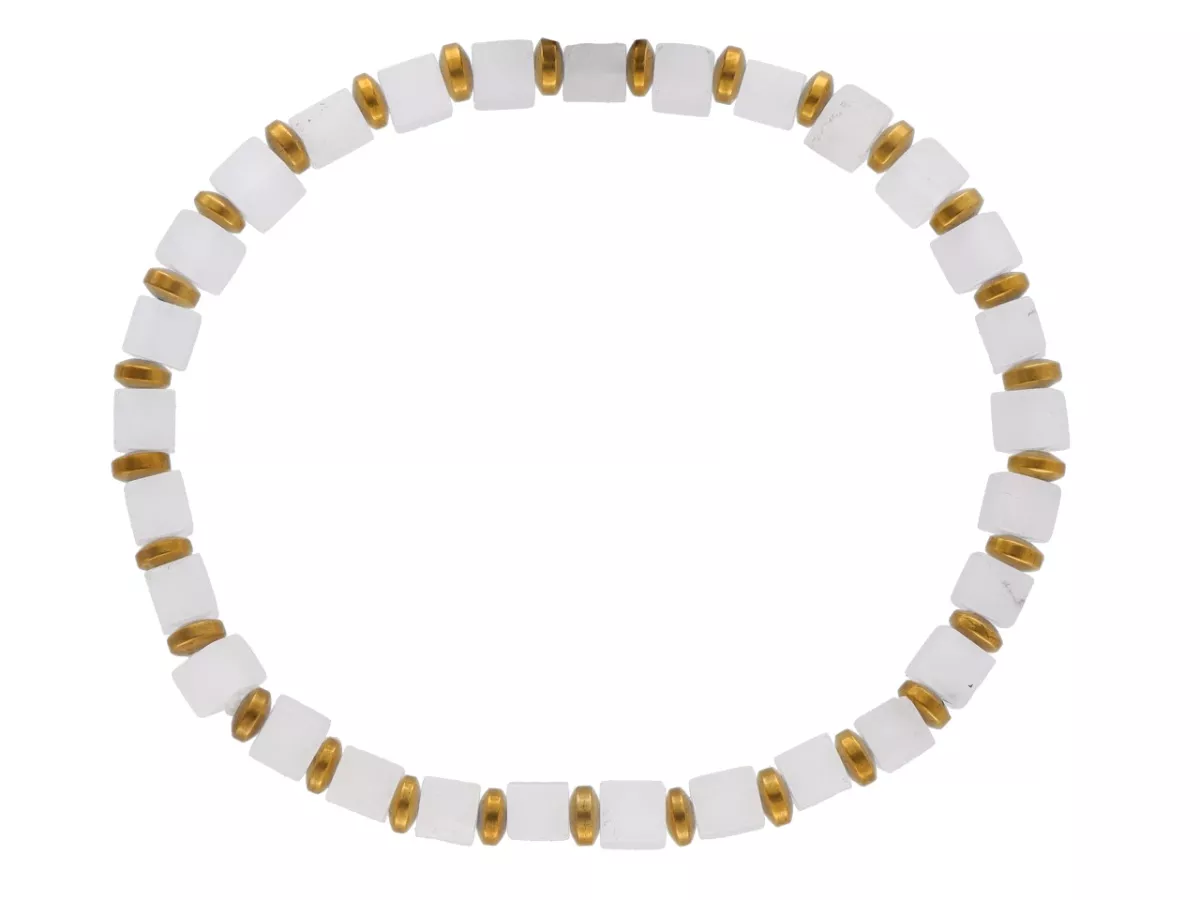 R4O83 BRANSOLETKA JADEIT I HEMATYT