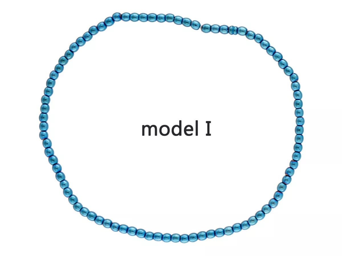 R2S72 BRANSOLETKA HEMATYT KULE 2 mm