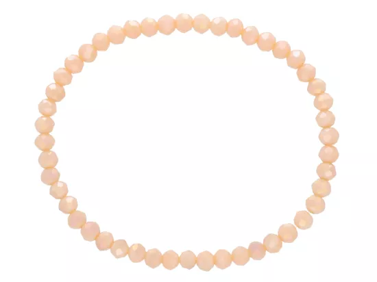 R4C72 BRANSOLETKA KRYSZTAŁKI 4,5 mm NA GUMCE