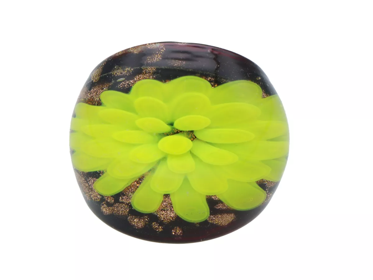 R4K99 PIERŚCIONEK SZKŁO WENECKIE