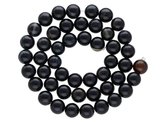 K5Z78 SARDONYKS KULE 8 mm - 1 SZNUR