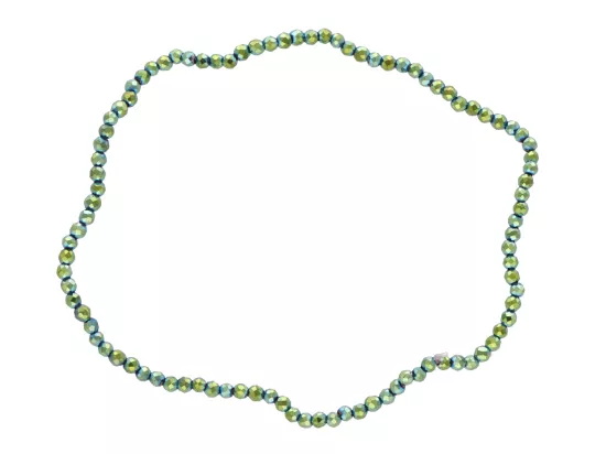 R3T70 BRANSOLETKA HEMATYT KULE FASETOWANE 2 mm