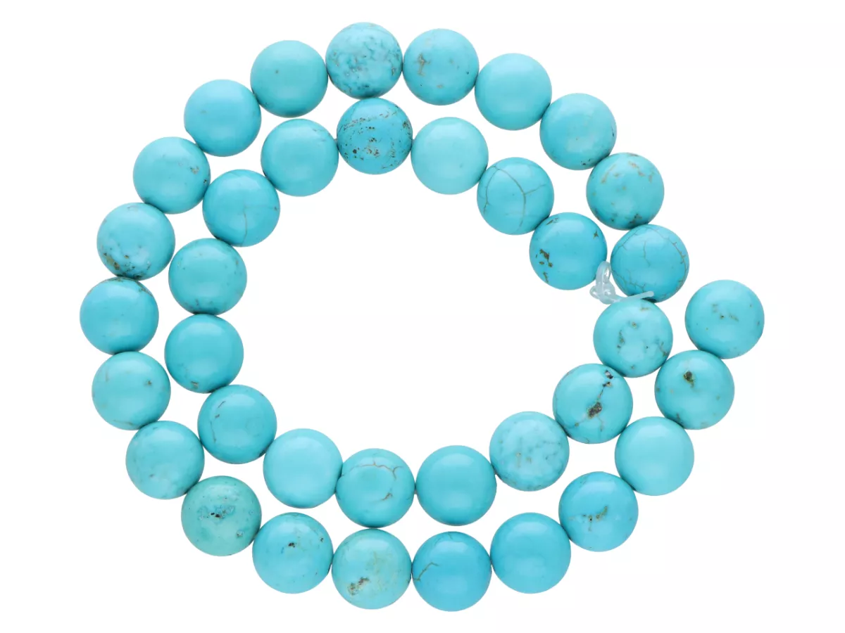 K6W52 TURKUS KULE 10,5 mm - 1 SZNUR